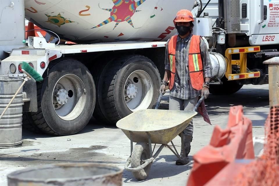 La construcción reflejó un alza de 0.14 por ciento en su actividad.