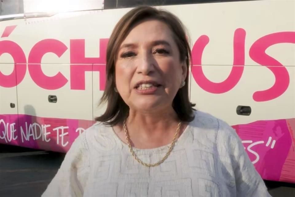 Xóchitl Gálvez, candidata presidencial del del PAN, PRI y PRD.