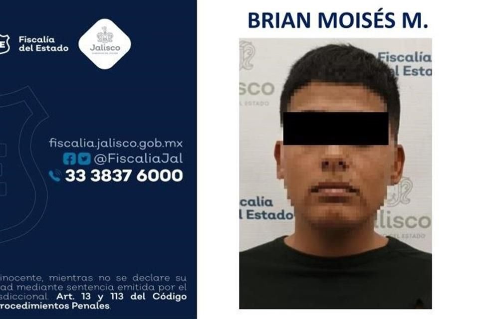 Investigado por 13 homicidios, Brian Moisés acumula prisión preventiva por el asesinato del candidato Jaime Vera, ocurrido en Zapopan.