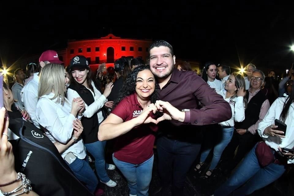 Alberto Granados Favila encabezó un evento en la plaza Miguel Hidalgo