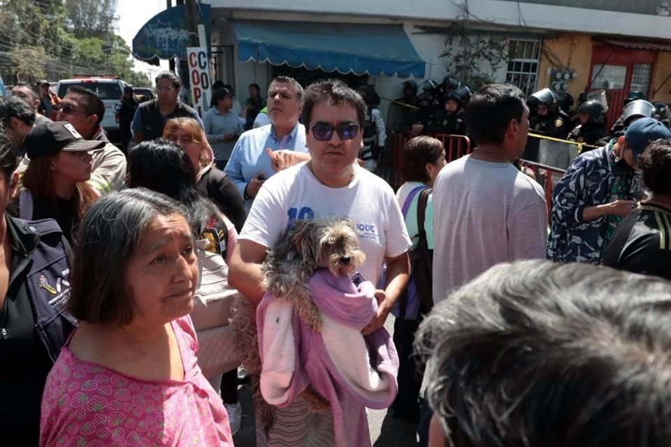 En la casa había ocho perros que también resultaron lesionados y fueron trasladados a la Brigada de Vigilancia Animal.