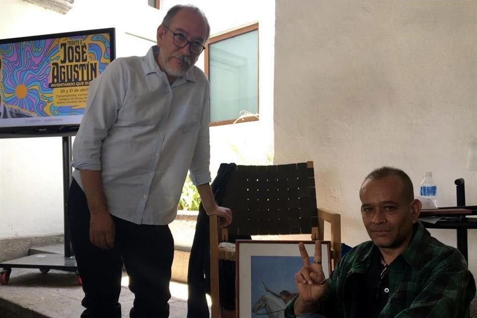 Los hermanos Andrés y José Agustín 'Tino' Ramírez presentaron la programación del homenaje a su padre, titulado 'Inventando que sueño'.