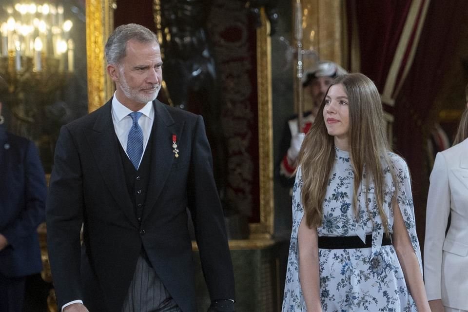 El Rey Felipe VI le concedió a la Infanta Sofía su primer papel importante como representante de la Corona.