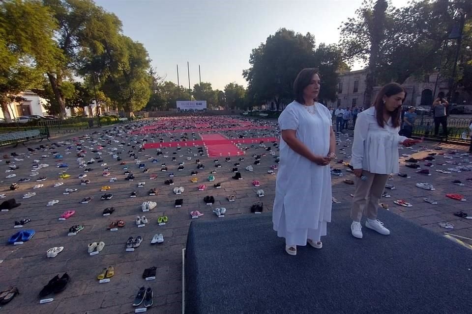 La candidata presidencial se pronunció por impedir que se normalice la violencia en el País.