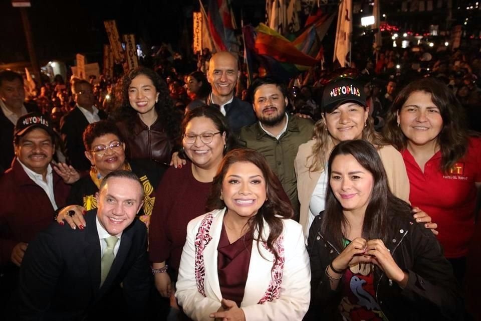 En un mensaje posterior al debate, Clara Brugada, criticó el uso político al tema del agua en la Alcaldía Benito Juárez.