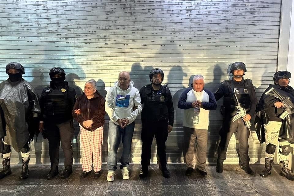 Las detenciones sucedieron tras un cateo en un domicilio de la Colonia Atzacoalco CTM, en Gustavo A. Madero.