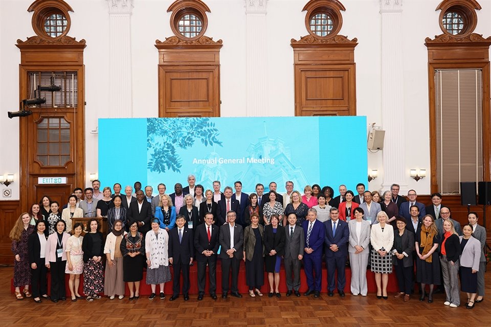 Foto oficial de la Reunión Anual de Rectores de U21 2024