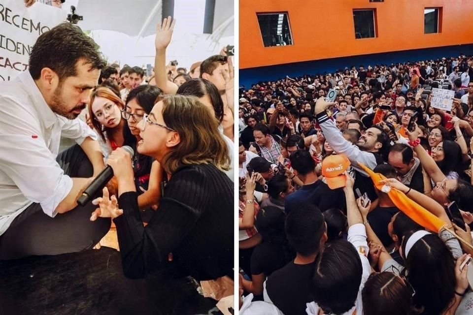 Jorge Álvarez Máynez se reunió con estudiantes de la Universidad Autónoma Metropolitana (UAM), plantel Xochimilco, y la Universidad Autónoma del Estado de Morelos (UAEM).