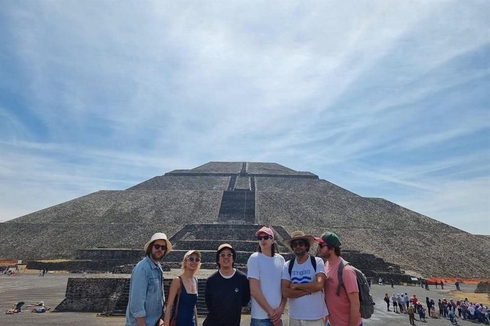 El año pasado visitaron las pirámides de Teotihuacán.