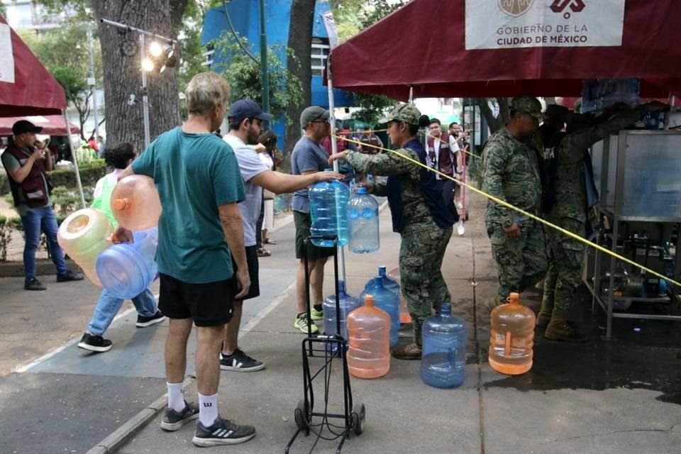 Martí Batres señaló que prevé presentar un informe sobre la calidad del agua