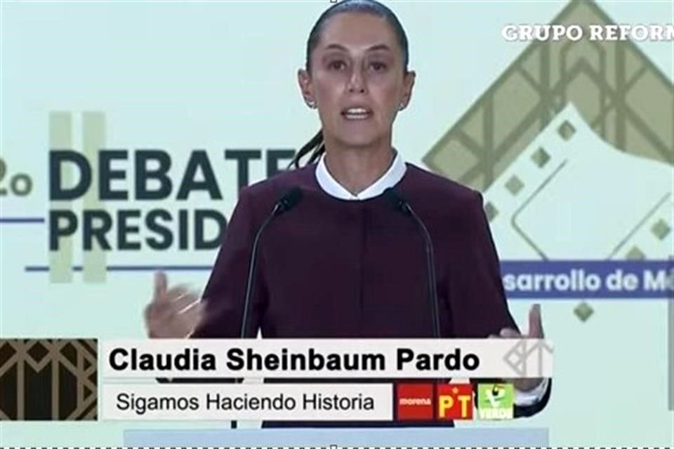 Claudia Sheinbaum pidió a los votantes del País no sólo apoyarla en su aspiración a la Presidencia, sino también votar por otros candidatos a cargos locales y federales.