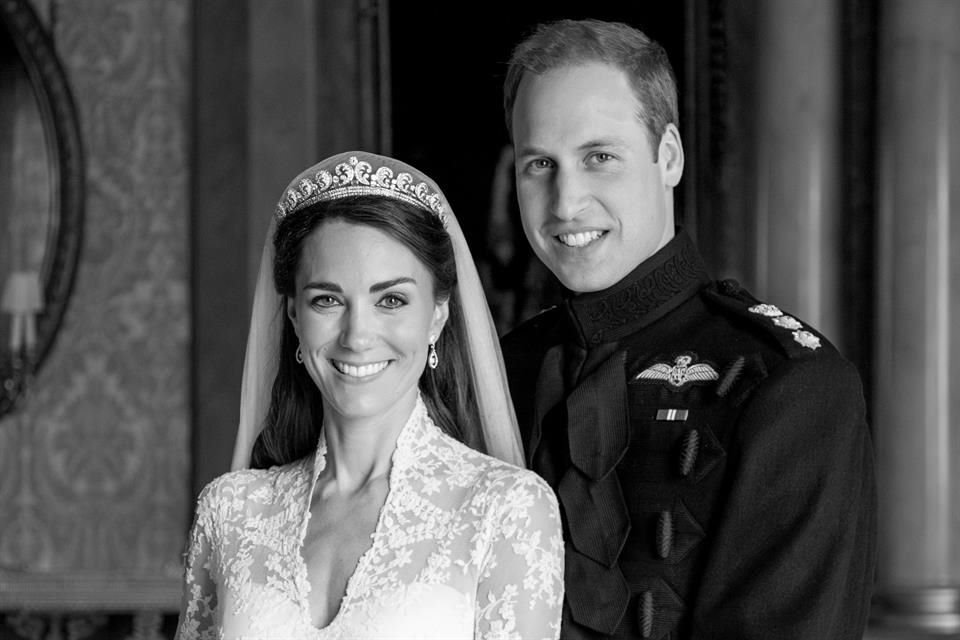 La fotografía fue compartida por el Palacio de Kensington a propósito del aniversario de bodas de la pareja real.
