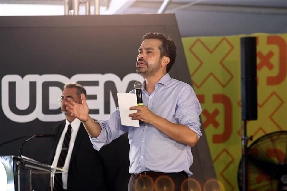 Jorge Álvarez Máynez, candidato presidencial de Movimiento Ciudadano.