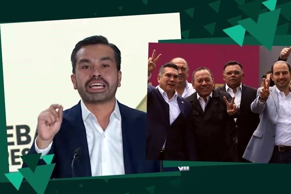 Líderes del Frente opositor plantearon a Jorge Álvarez Máynez que deber renunciar a su candidatura presidencial.