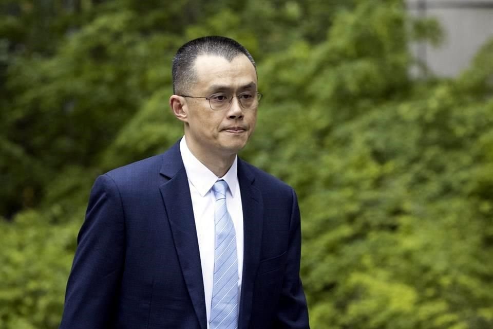 Changpeng Zhao, fundador de Binance, el intercambio de criptomonedas más grande del mundo, llegando al Tribunal Federal de Seattle.