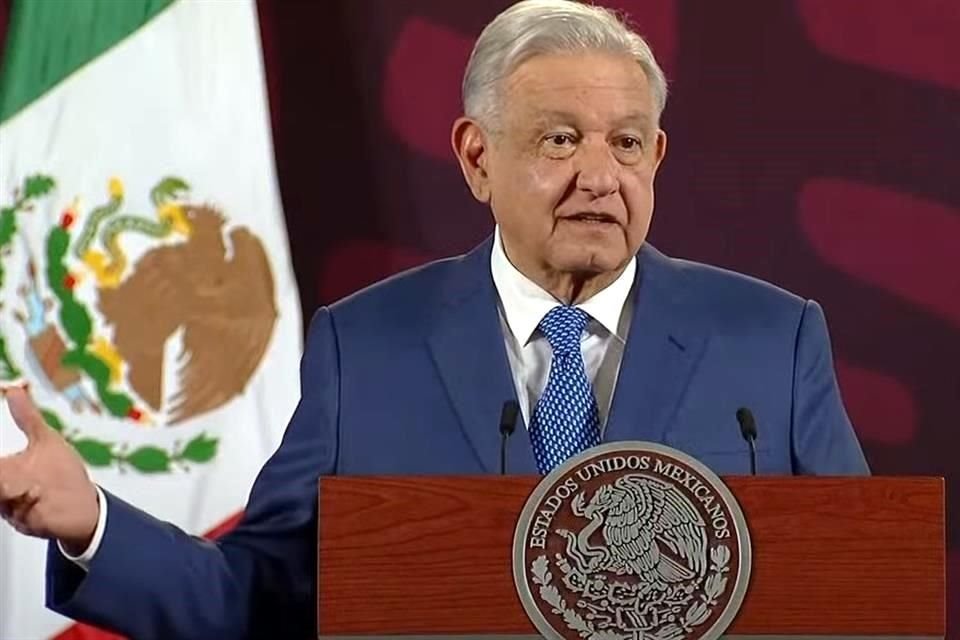 Andrés Manuel López Obrador, Presidente de la República, durante su conferencia matutina del pasado 1 de febrero.