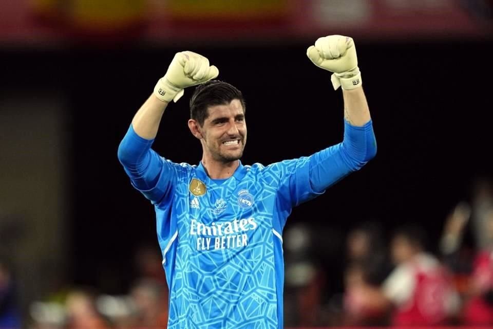 Thibaut Courtois está listo para jugar.