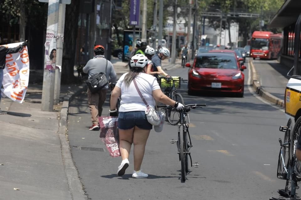 La protesta se llevó a cabo en Benjamín Franklin e Insurgentes Sur, Chilpancingo y Viaducto y en Rafael Dondé y Xola.