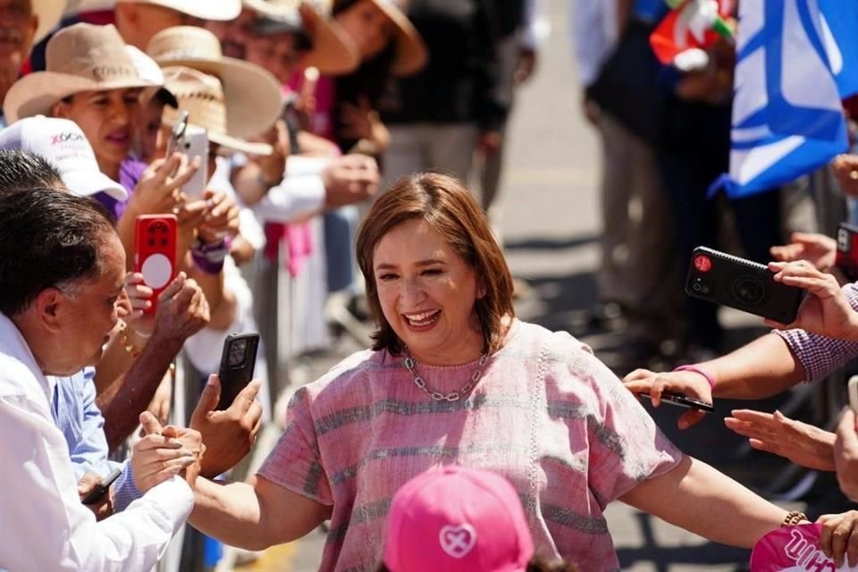 Guadalupe Taddei dijo que si Gálvez agenda como acto de campaña participación en la 'Marea Rosa', INE lo juzgará como gasto proselitista.