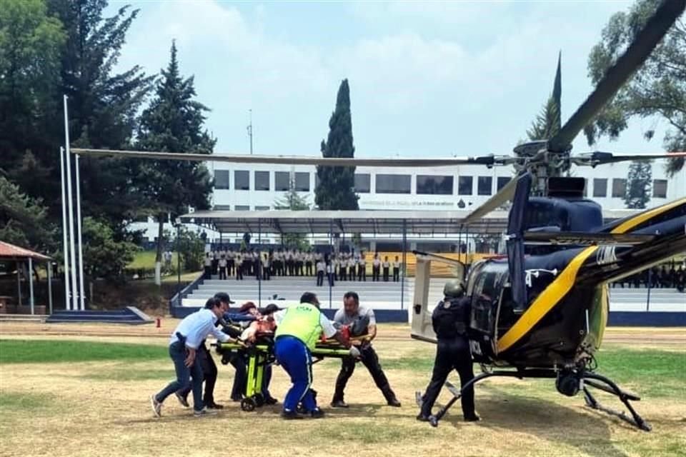 Un instructor de la Universidad de la Policía resultó herido durante una práctica de tiro.