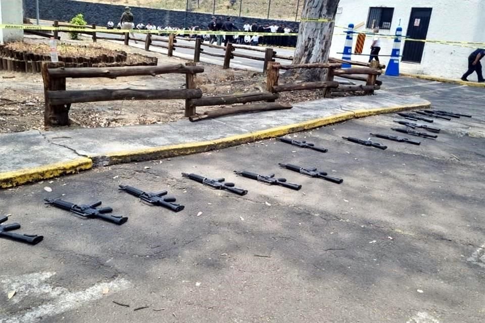 El incidente ocurrió la interior de la Universidad de la Policía.