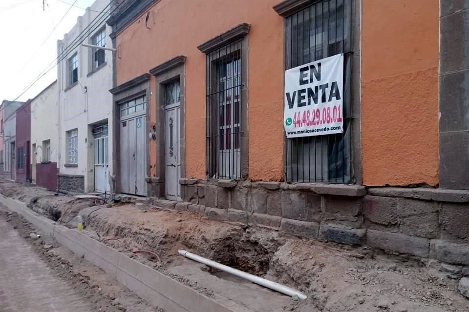 El Barrio de San Miguelito, en la capital de San Luis Potosí, es objeto de daños al patrimonio cultural debido a una obra de rehabilitación urbana.