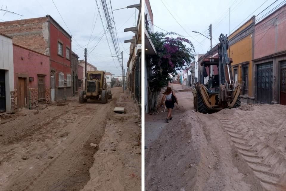 Los trabajos se han realizado pese a un apercibimiento del INAH contra la obra, pues la zona tiene una declaratoria de Monumentos Históricos del Instituto.