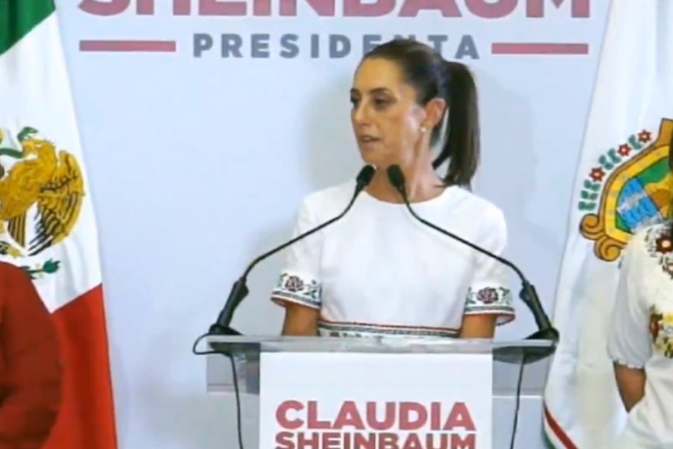 Claudia Sheinbaum, candidata presidencial de Morena advirtió que la educación del País no puede estar sustentada en pasar una prueba.