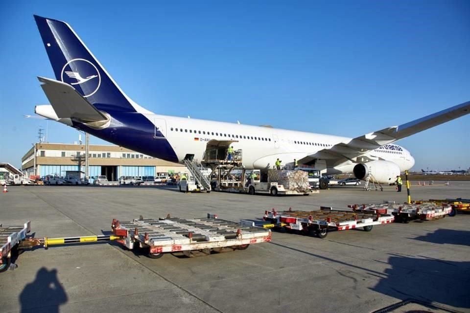 Lufthansa Cargo estrenará un vuelo directo por semana a partir del 3 de junio en la ruta Monterrey-Frankfurt, que será exclusivo de carga.