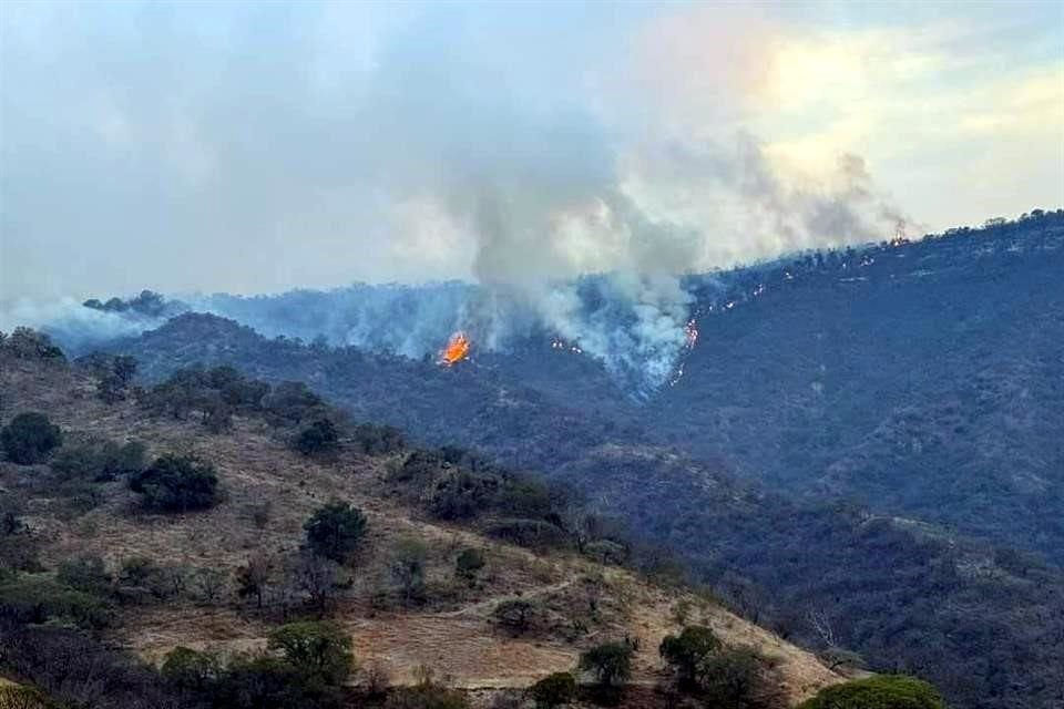 Pobladores urgen ayuda para combatir el fuego que se está extendiendo.