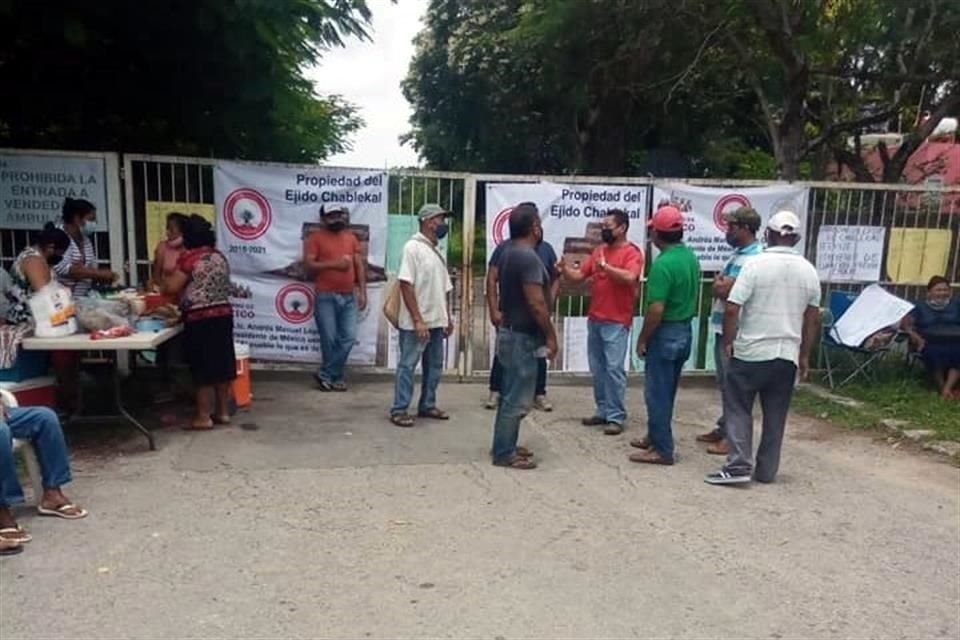 Pobladores de Chablekal anunciaron que mantendrán cerrada la zona hasta obtener una respeusta favorable.