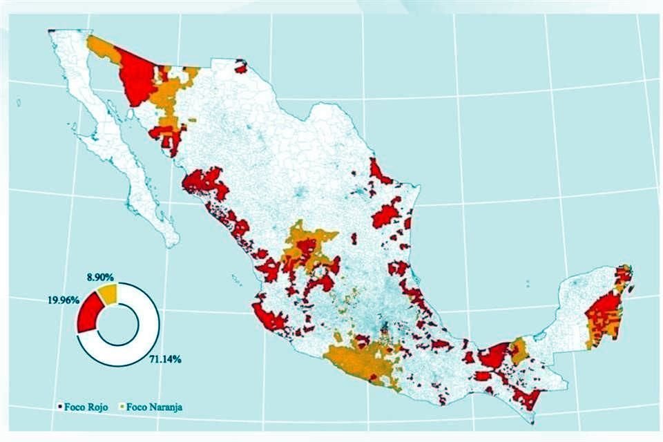 Coalición que impulsa a Xóchitl Gálvez elaboró mapa en el que alertó que en al menos 50 mil casillas habrá riesgo medio y alto de violencia.