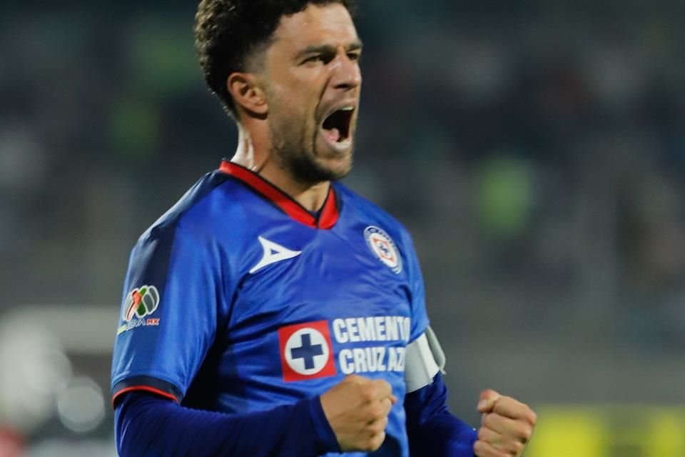 Nacho Rivero gritó con todo el primer gol de La Máquina.