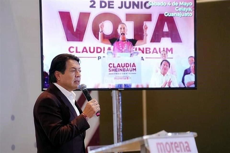 Mario Delgado, líder nacional de Morena.