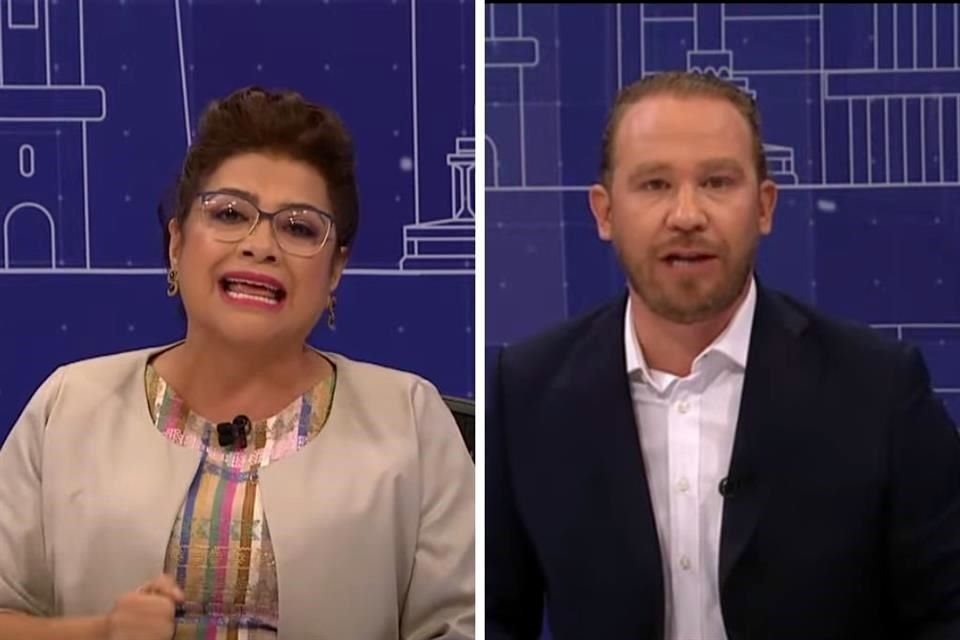 Los candidatos Clara Brugada y Santiago Taboada se enfrascaron en una discusión sobre seguridad en la Alcaldía Benito