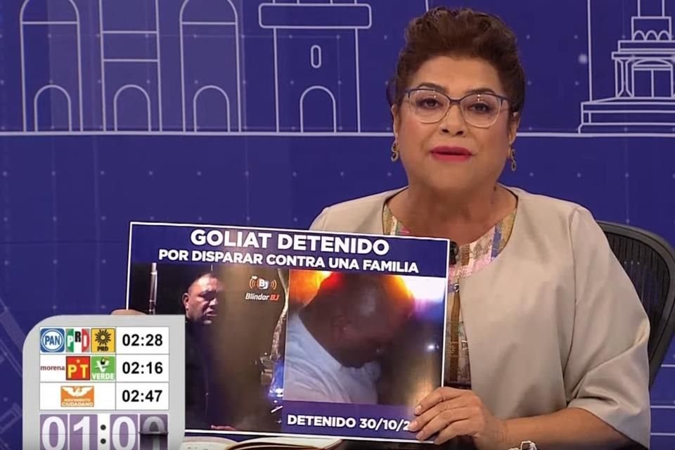 La morenista acusó a Taboada de proteger a un turbio jefe policiaco.