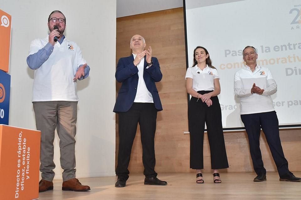 Francisco Carbia, Xavier Perezcano, Daniela Hernández y Marcio Rodríguez.