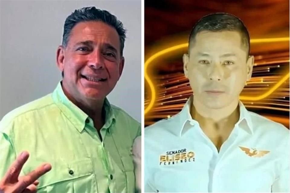 El TEPJF determinó quitarle la candidatura a Eliseo Fernández en Campeche(derecha), y mantener la de Eugenio Hernández en Tamaulipas (izquierda).