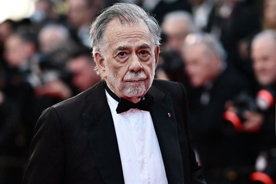 El cineasta Francis Ford Coppola fue ovacionado en Cannes previo al estreno de 'Megalópolis', filme que compite por la Palma de Oro.