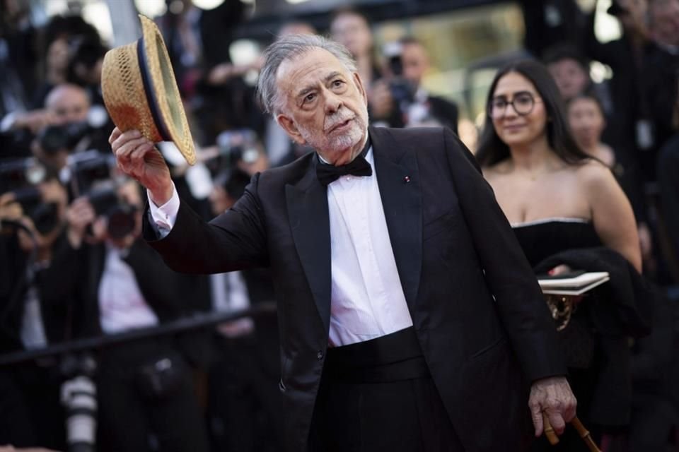 El cineasta Francis Ford Coppola estrenó 'Megalópolis' en el Festival de Cine de Cannes. 