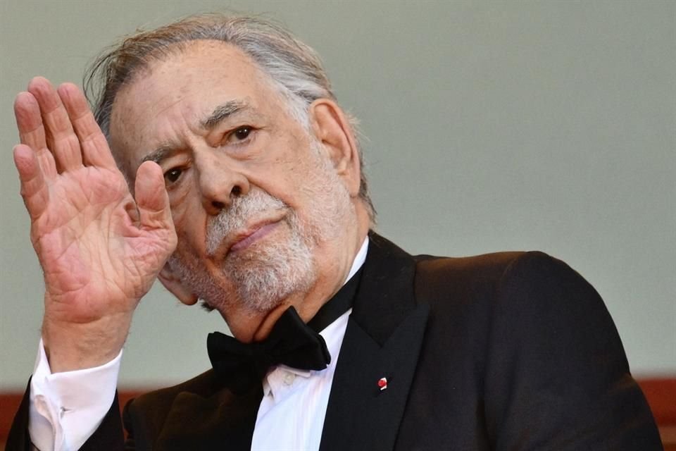El cineasta Francis Ford Coppola fue ovacionado en Cannes previo al estreno de 'Megalópolis', filme que compite por la Palma de Oro.