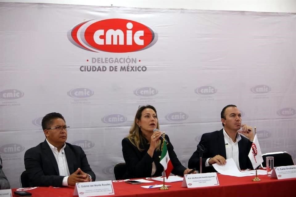 Candidatos a alcaldías de la alianza Va X la CDMX dialogaron con la cámara de mexicana de la industria de la construcción.