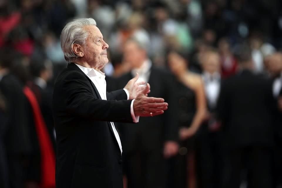 Alain Delon fue homenajeado durante el festival de Cannes en 2019.