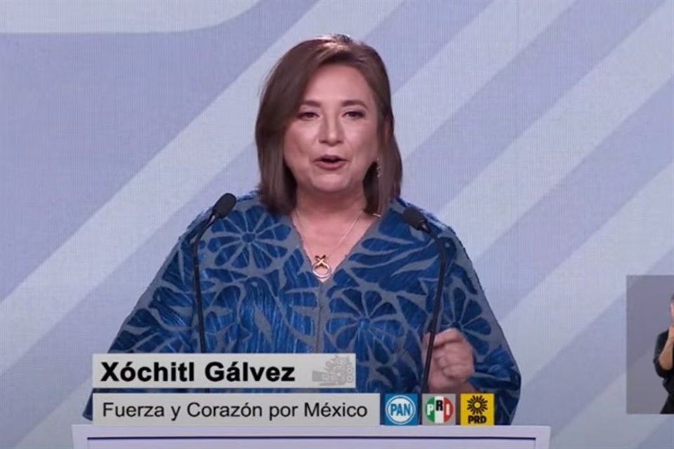 Durante segmento de seguridad, Xóchitl Gálvez acusó que estrategia de Gobierno ha sido un fracaso y que le entregó el País al crimen.