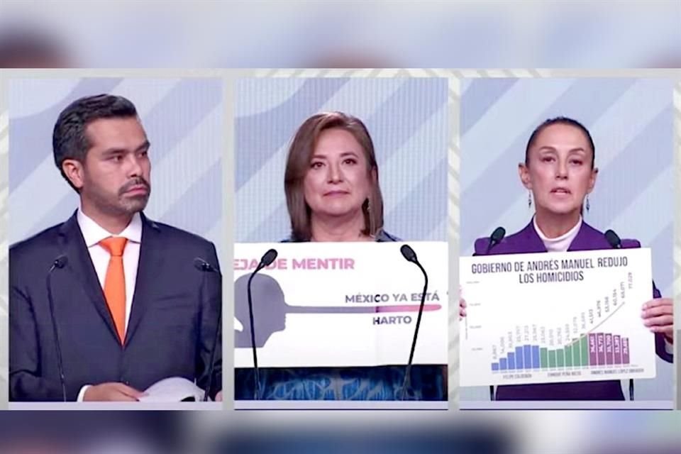 Los candidatos a la Presidencia dedicaron más tiempo a acusarse sobre quién tiene más 'delincuentes' entre sus filas en último debate.