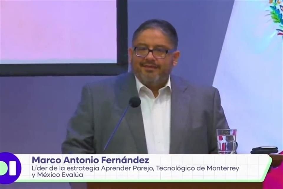 Marco Antonio Fernández presentó Aprender Parejo en el Campus Guadalajara del Tec de Monterrey.