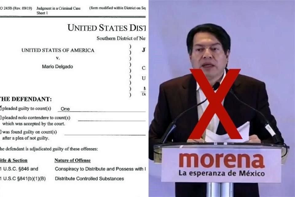 Aunque Mario Delgado fue acusado de estar bajo indagatoria en EU por presuntos delitos, en realidad un informe oficial que se difundió es sobre un homónimo del político de Morena.