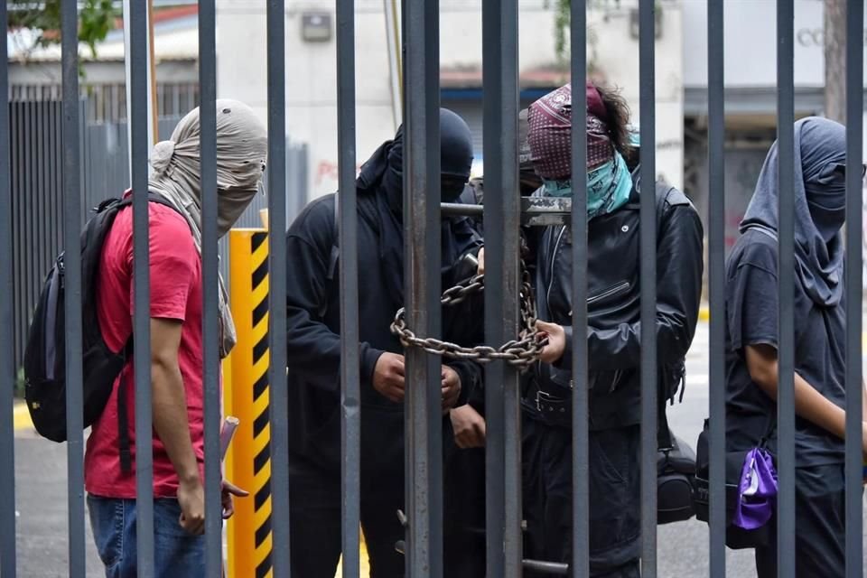 Se identificaron como estudiantes de diversos campus de la UNAM