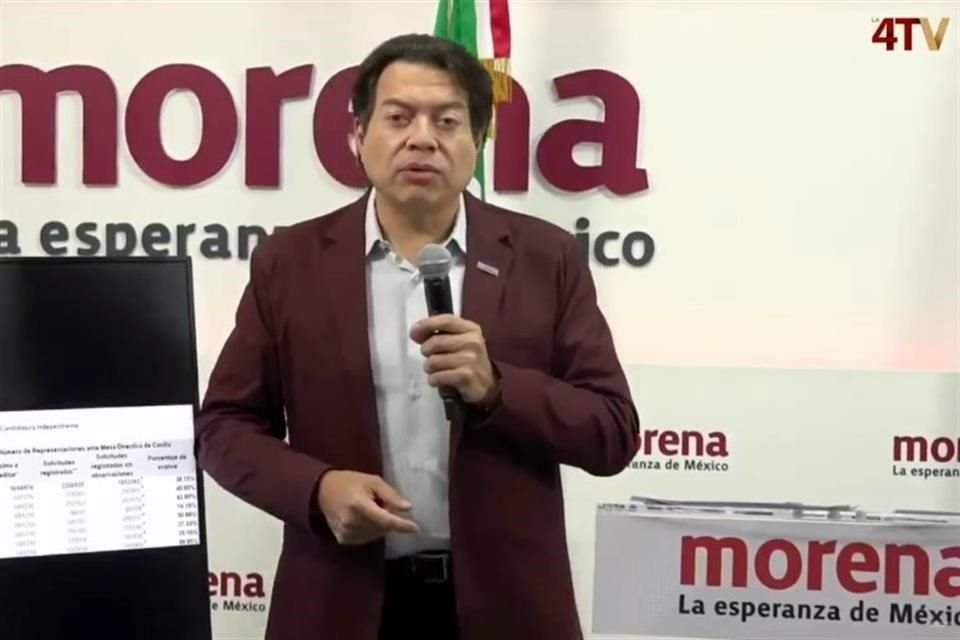 El presidente de Morena anunció el lanzamiento de la plataforma defiendelatransformación.mx.