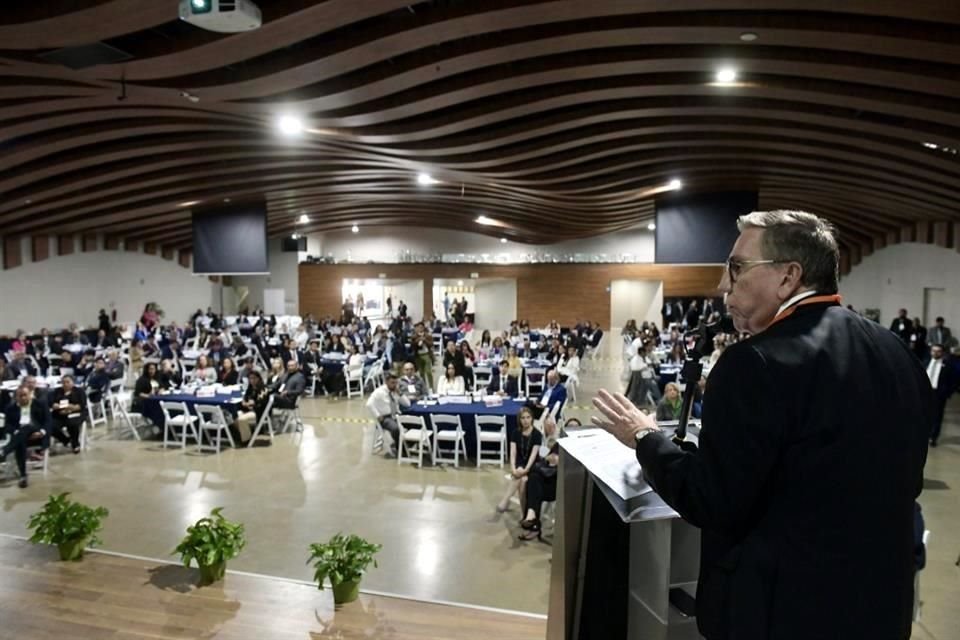 Ministro Javier Laynez en la inauguración de la Octava Sesión del Encuentro Nacional para una Agenda de Seguridad y Justicia, en Tijuana, Baja California.